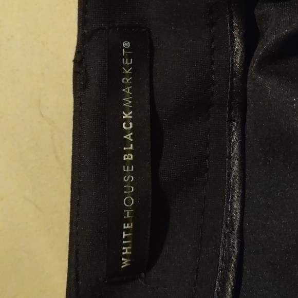 White House Black Market "The Skinny" black pants Size: 8 NWT - Picture 11 of 11